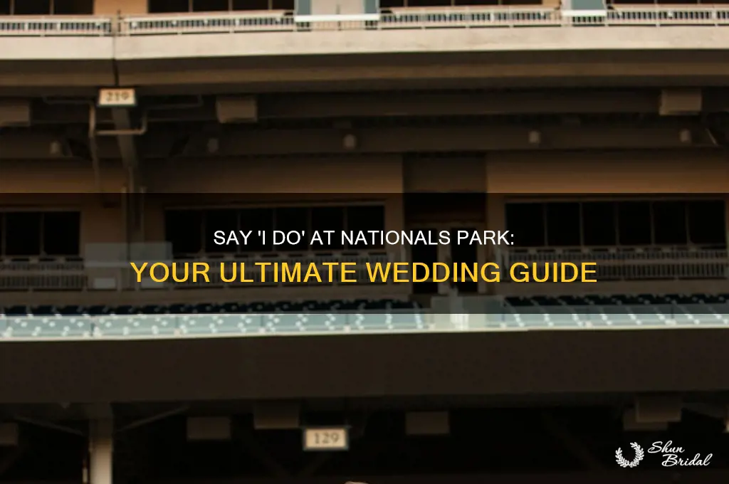 how to have a wedding at nationals park