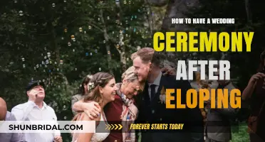 Celebrate Your Love: Planning a Post-Elope Wedding Ceremony