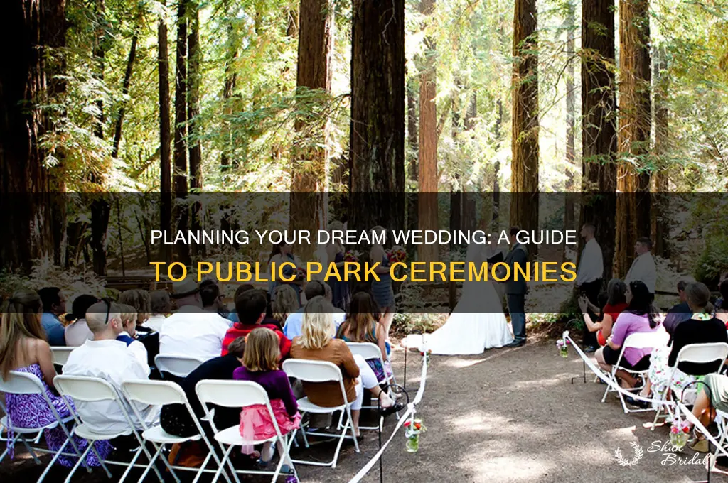 how to have a wedding ceremony in a public park