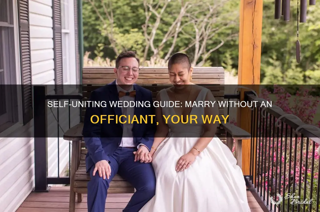 how to have a wedding ceremony without an officiant