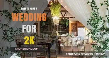 Budget-Friendly Bliss: Planning a Stunning $2K Wedding Celebration