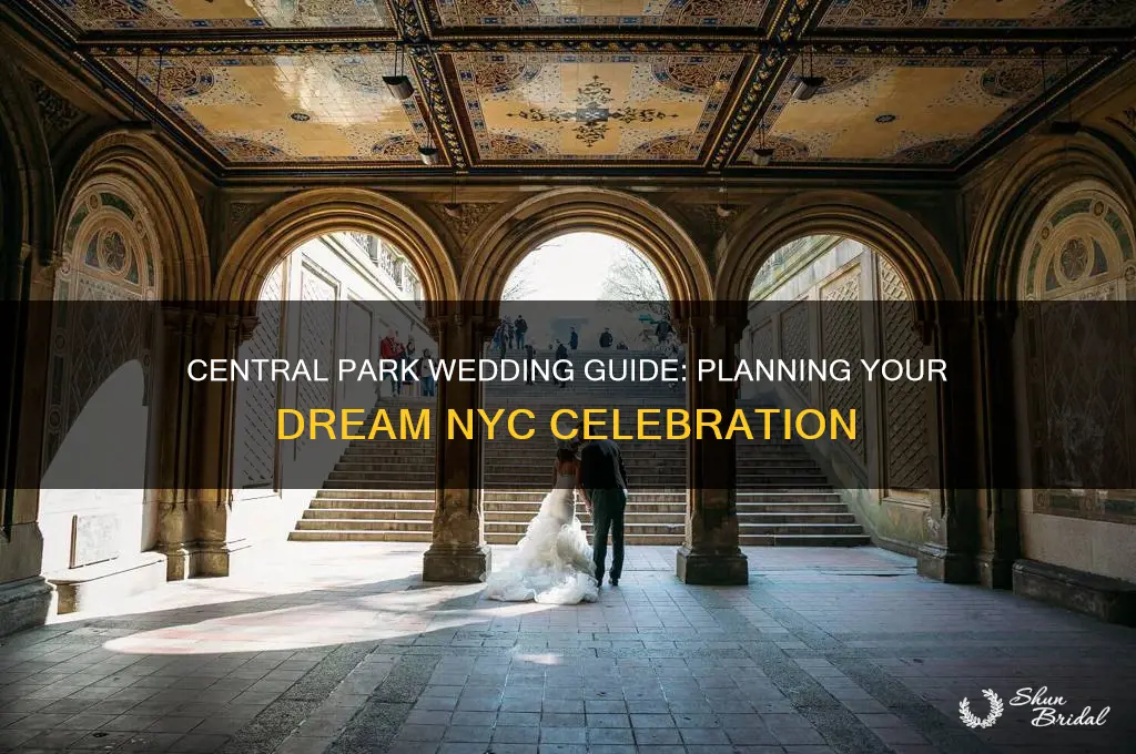 how to have a wedding in central park