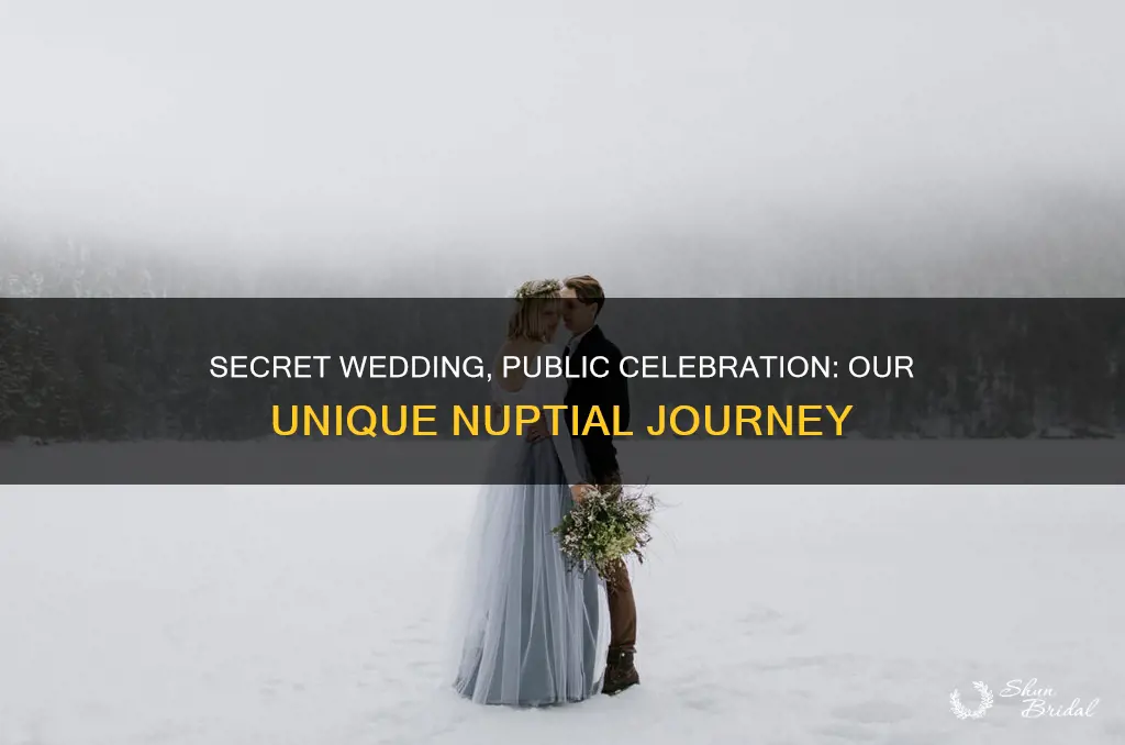 how to have a wedding in secret but sent invitations