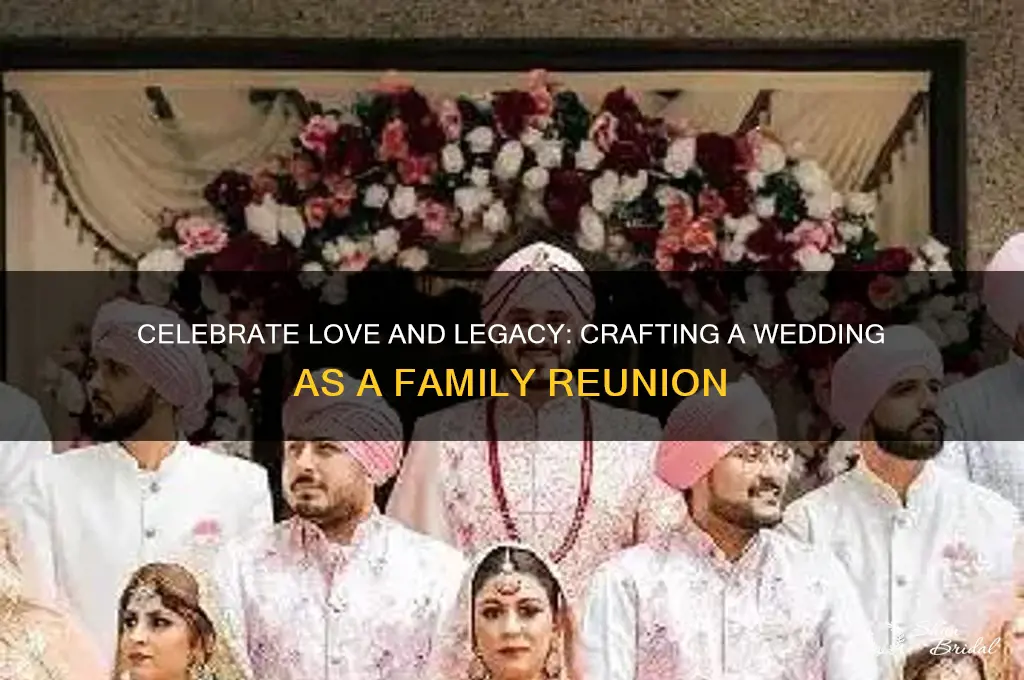 how to have a wedding like a family reunion