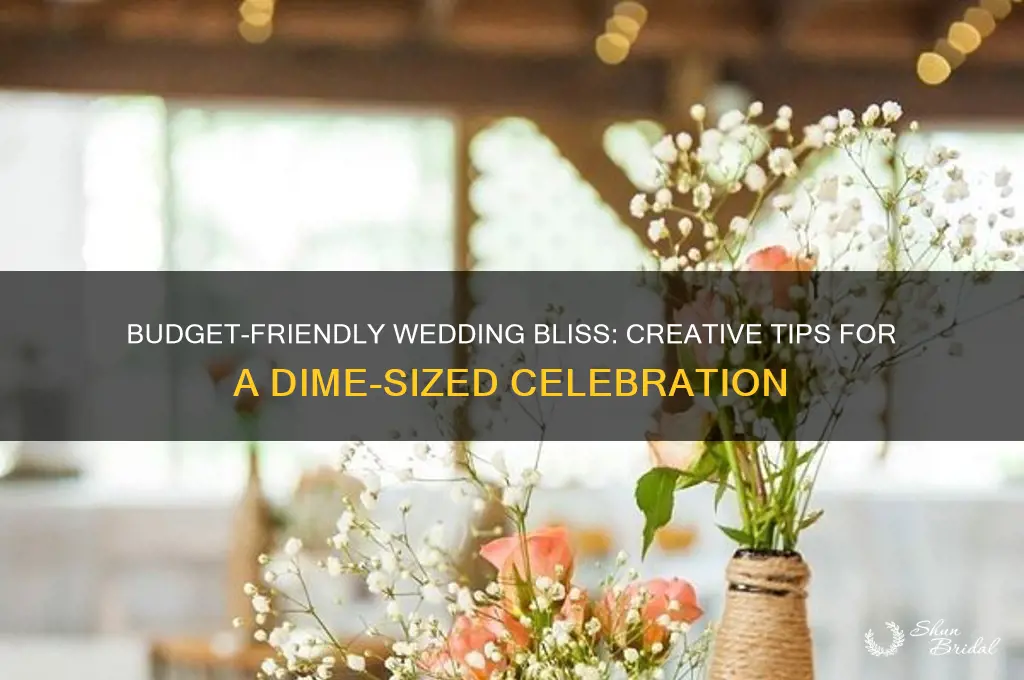 how to have a wedding on a dime