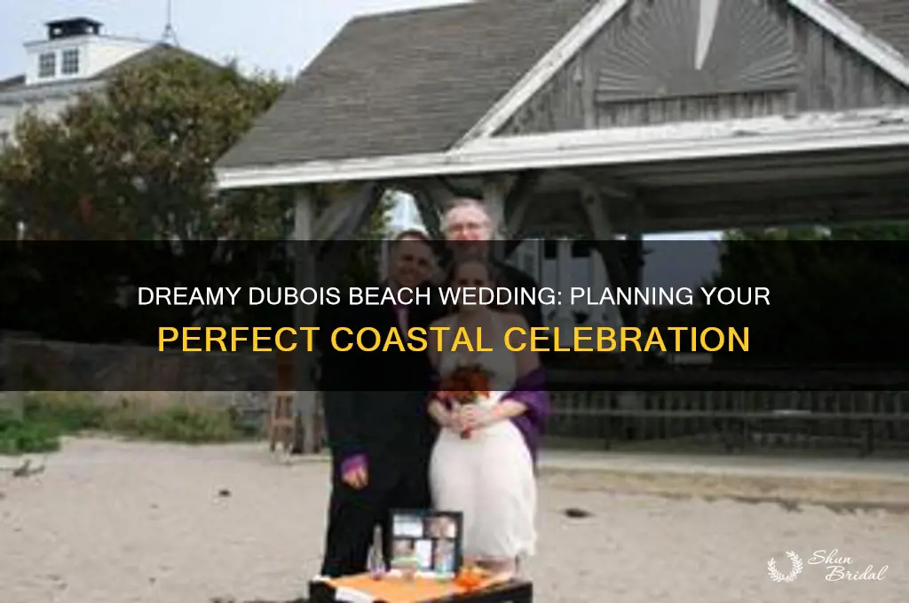 how to have a wedding on dubois beach