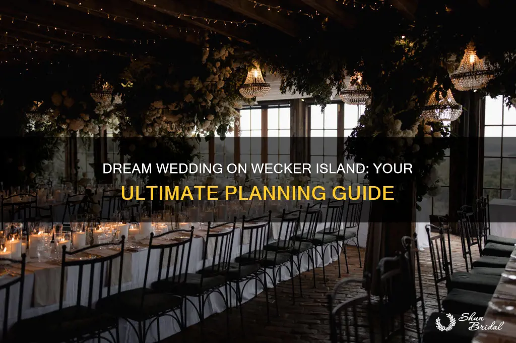 how to have a wedding on wecker island