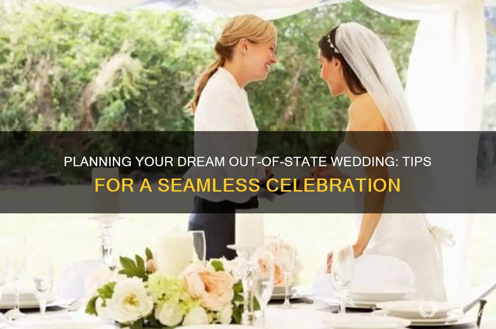 how to have a wedding out of state