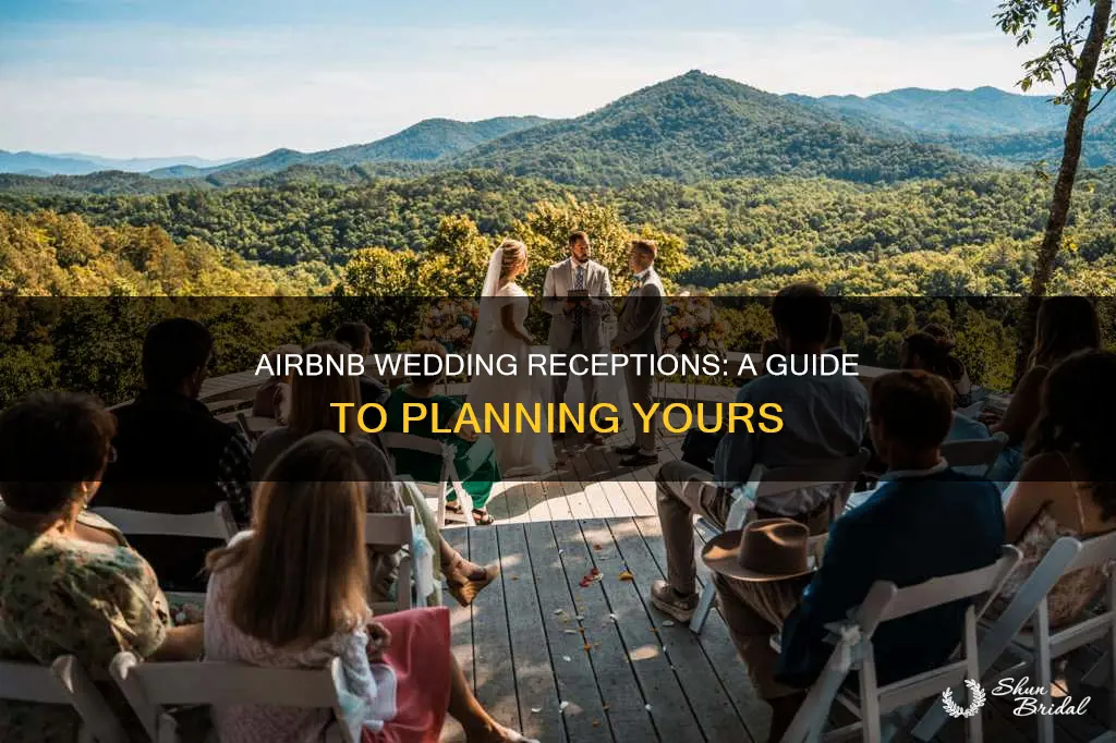 how to have a wedding reception at airbnb