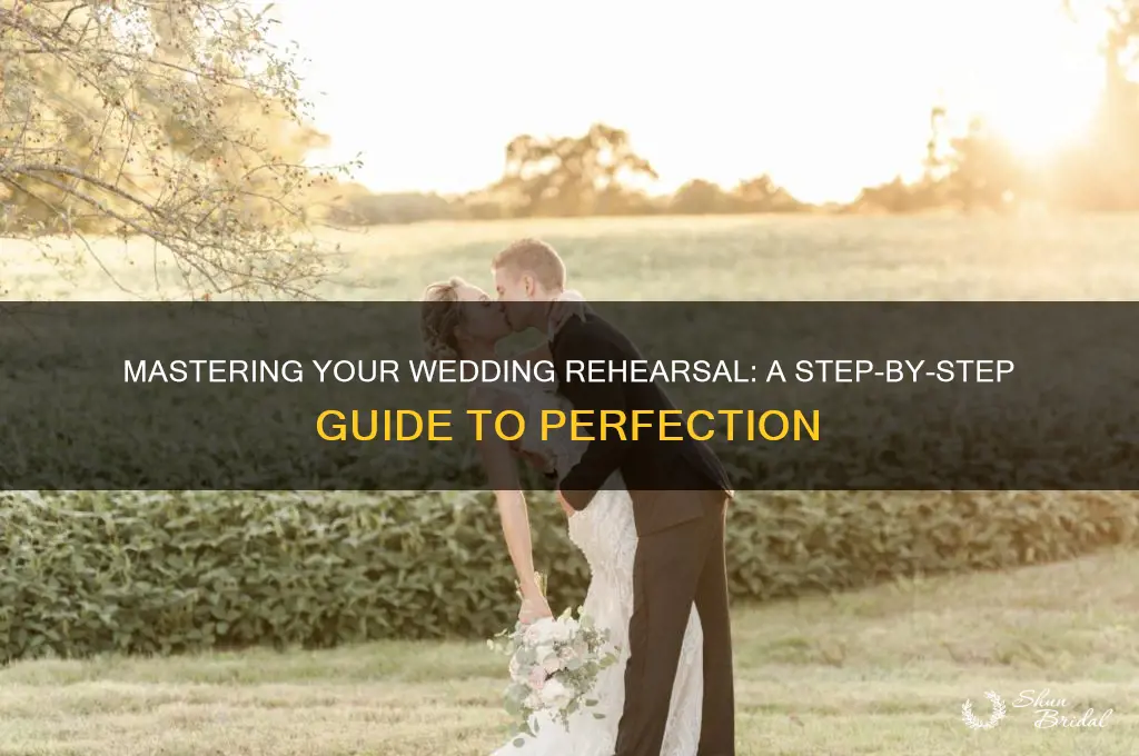 how to have a wedding rehearsal