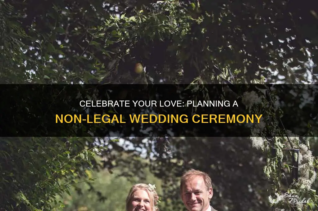 how to have a wedding that is not legal