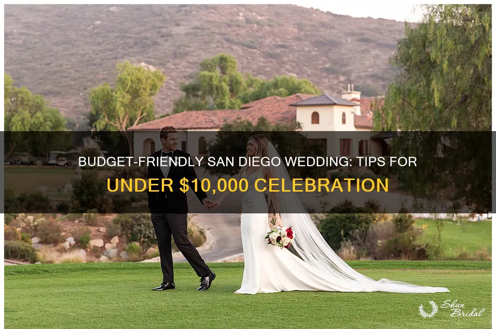 how to have a wedding under 10000 in san diego