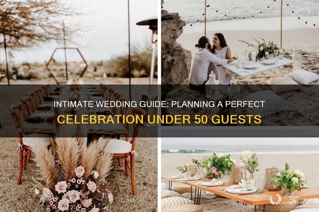 how to have a wedding under 50 people