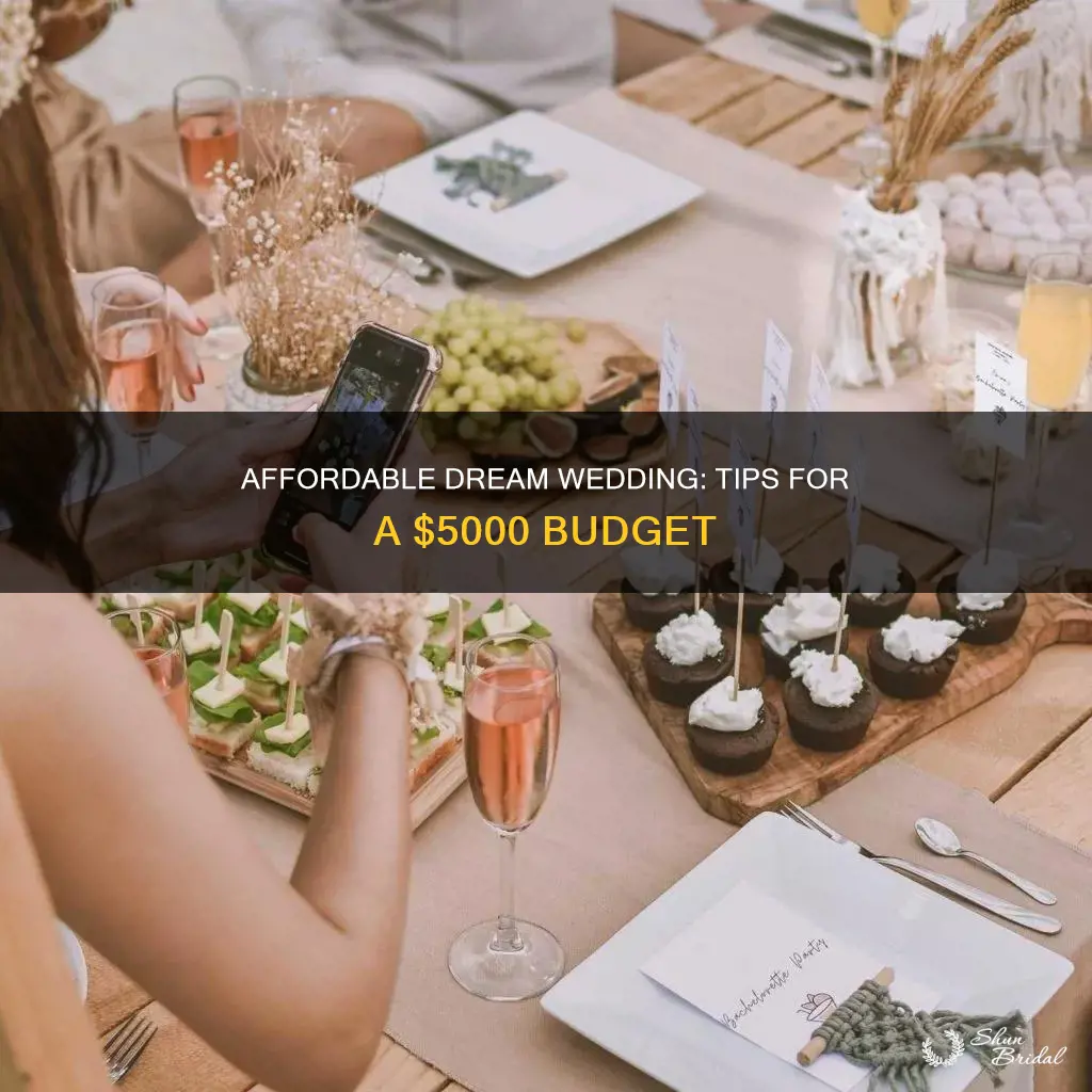 how to have a wedding under 5000