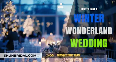 Creating a Magical Winter Wonderland Wedding: Tips and Ideas