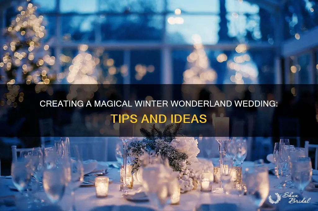 how to have a winter wonderland wedding