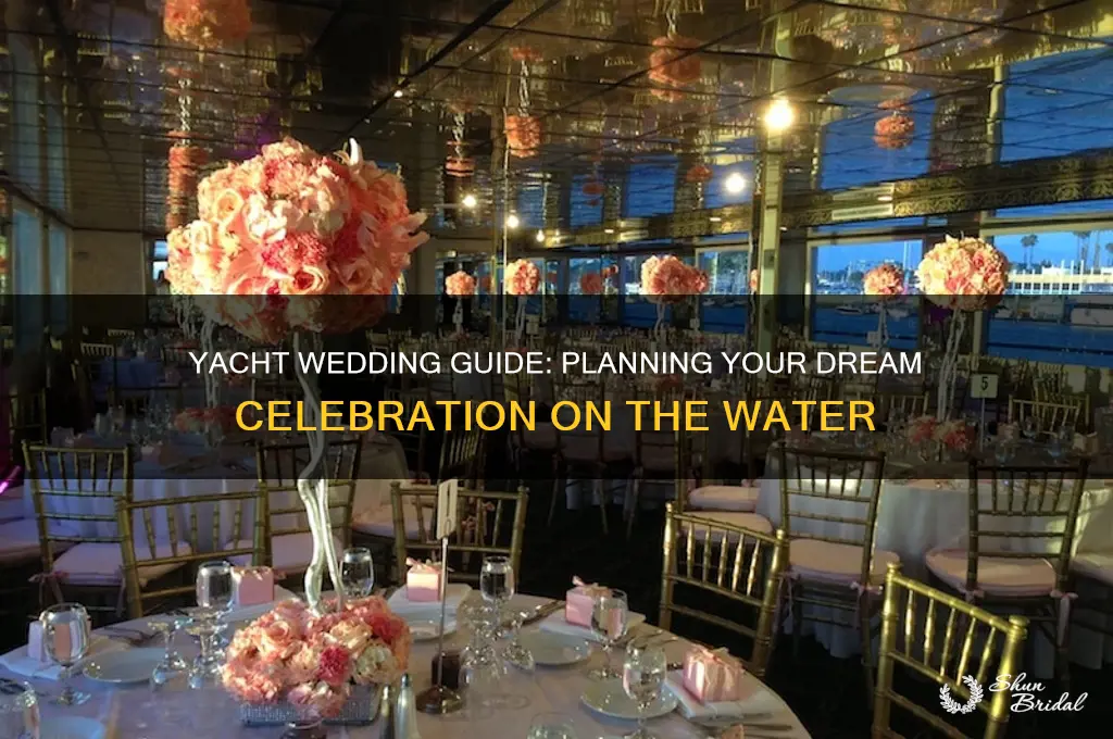 how to have a yacht wedding