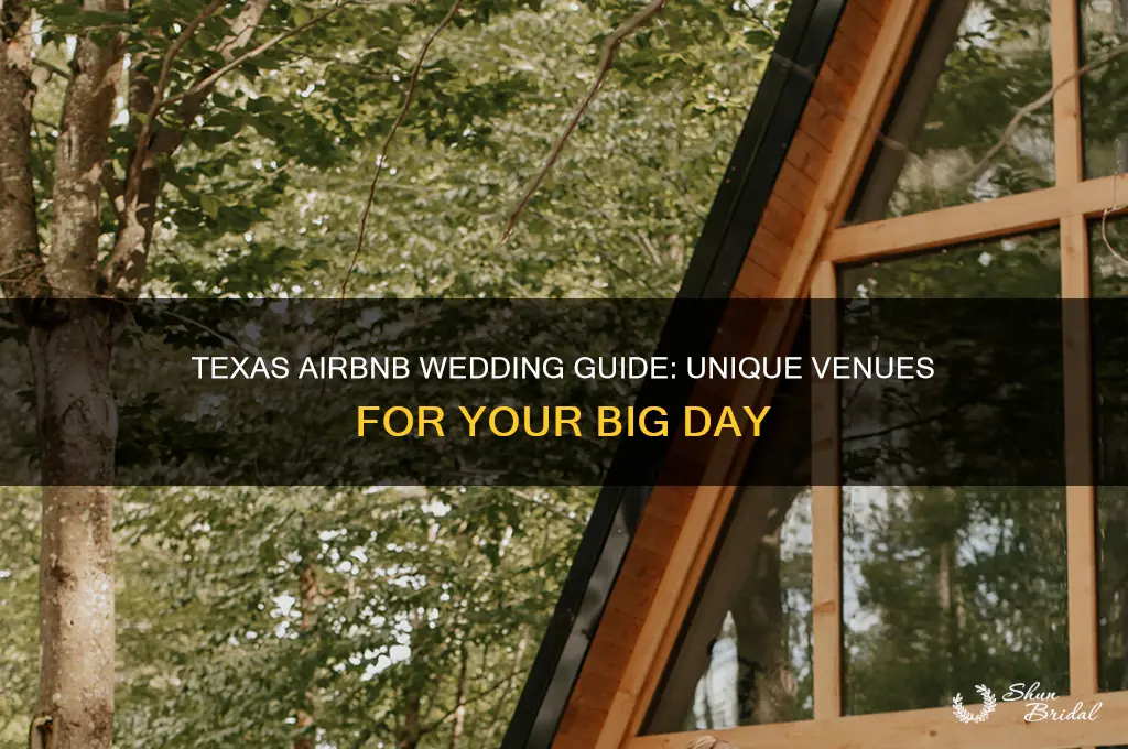how to have an airbnb wedding texas