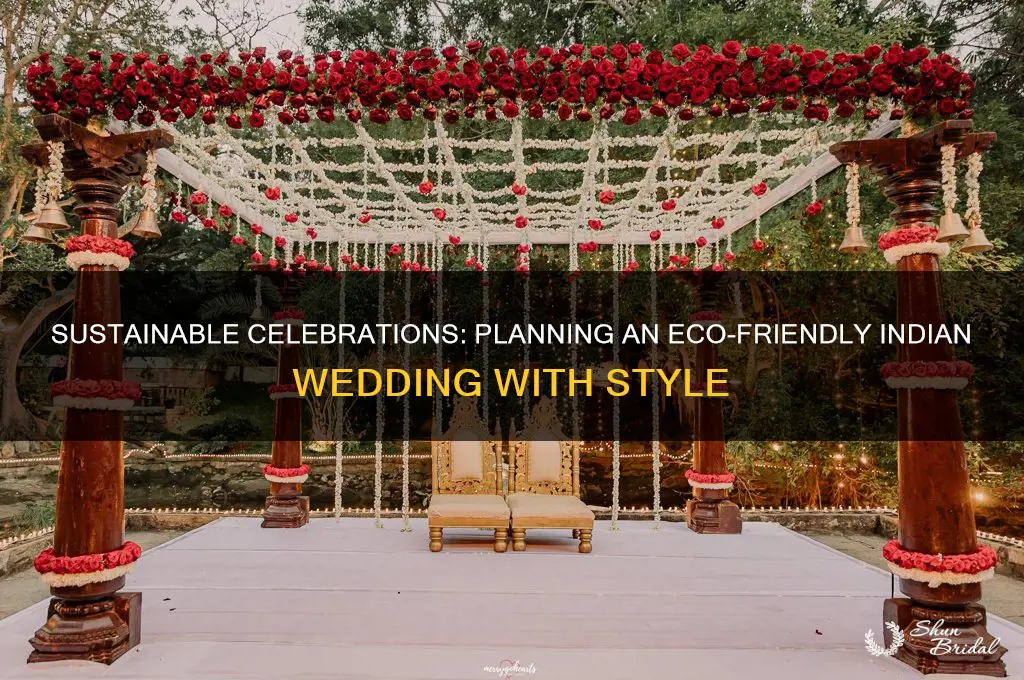 how to have an eco friendly indian wedding