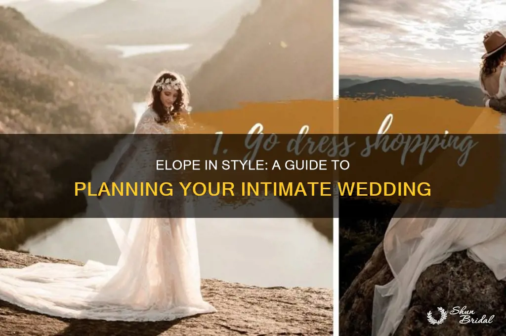 how to have an elopement wedding
