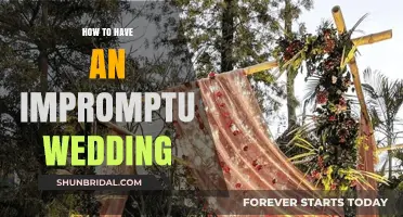 Spontaneous Vows: Your Guide to Planning an Impromptu Wedding