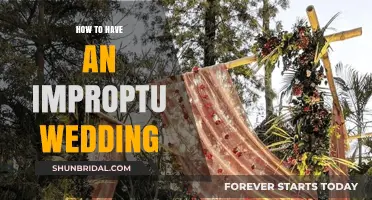 Spontaneous Love: Your Guide to Planning an Impromptu Wedding