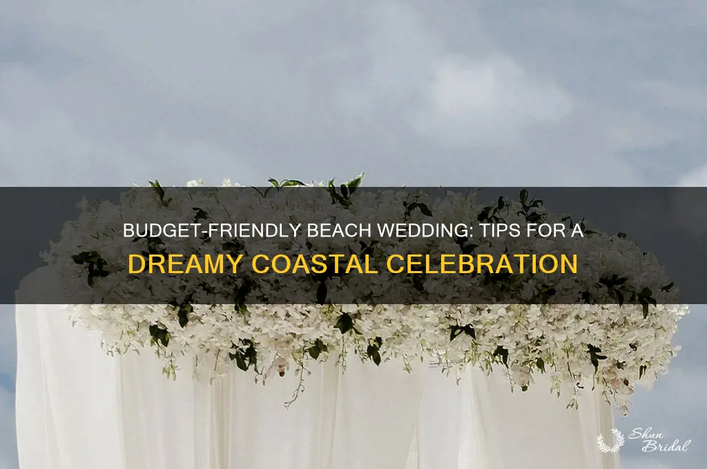 how to have an inexpensive beach wedding