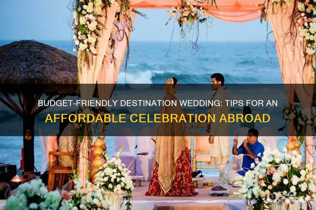 how to have an inexpensive destination wedding