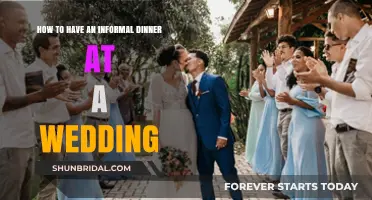 Casual Wedding Dinner Ideas: Creating a Relaxed and Memorable Celebration