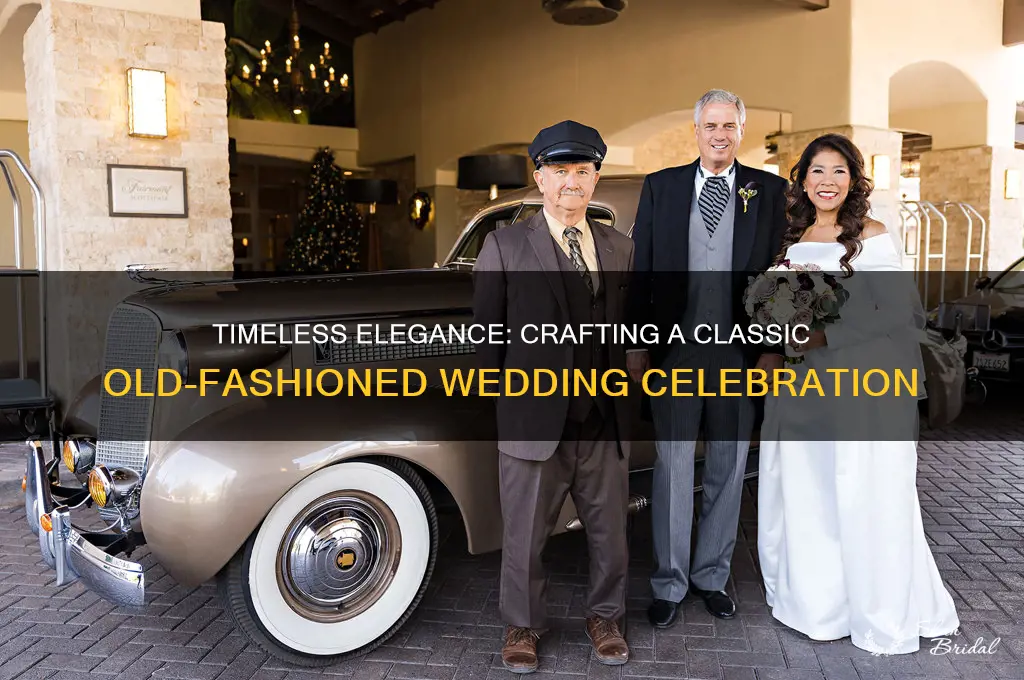 how to have an old fashioned wedding
