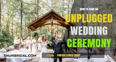 Unplugged Wedding Bliss: Tips for a Tech-Free Ceremony Experience