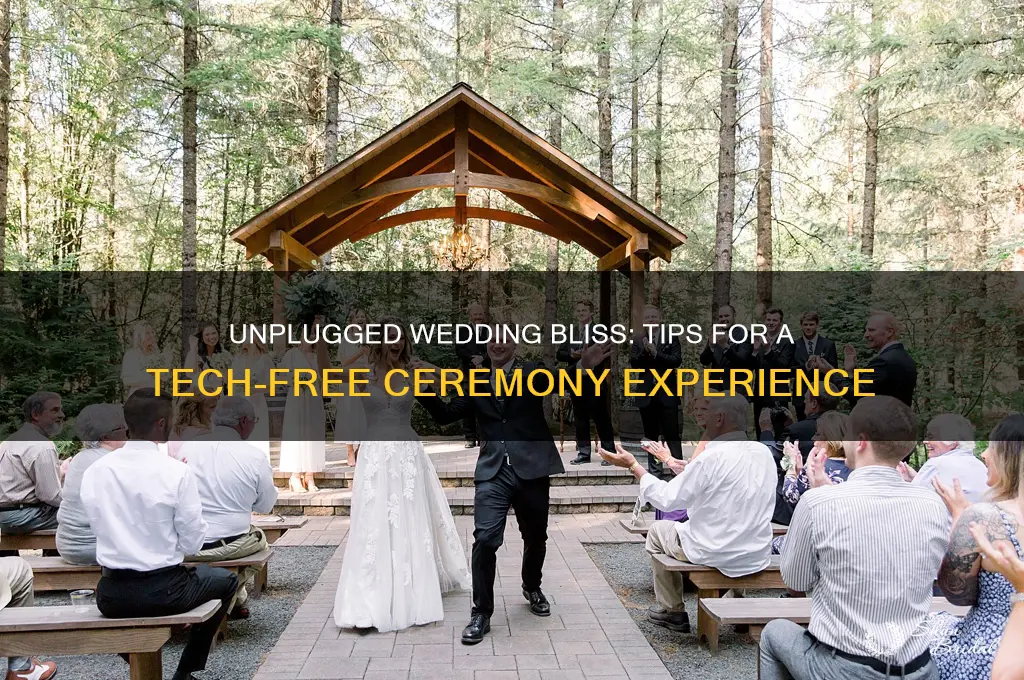 how to have an unplugged wedding ceremony