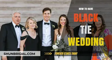 Elegant Black Tie Wedding Guide: Planning Your Sophisticated Celebration