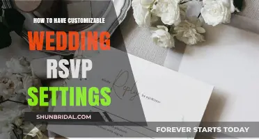 Customizable Wedding RSVPs: Make Your Big Day Unique