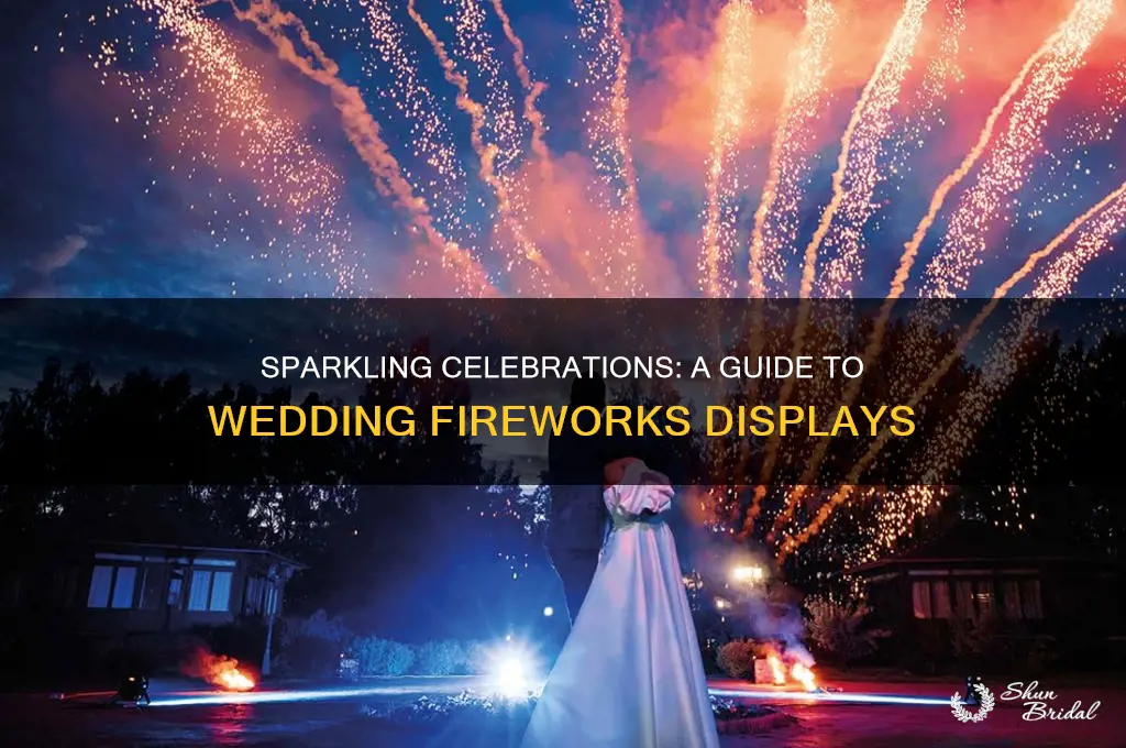 how to have fireworks at your wedding