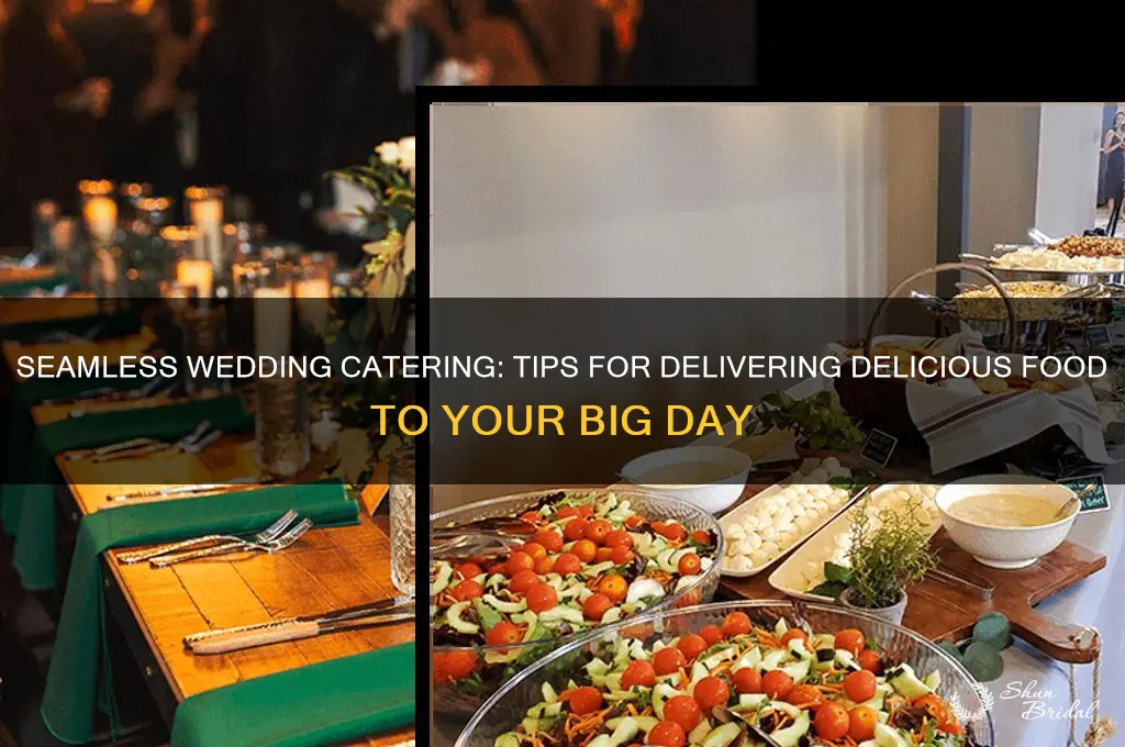 how to have food delivered to your wedding