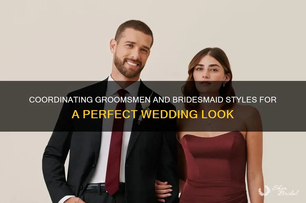 how to have groomsmen match bridesmaid