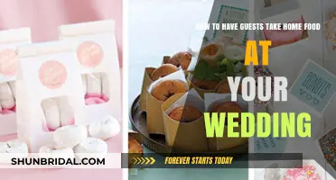 Creative Ways to Encourage Guests to Take Home Wedding Leftovers