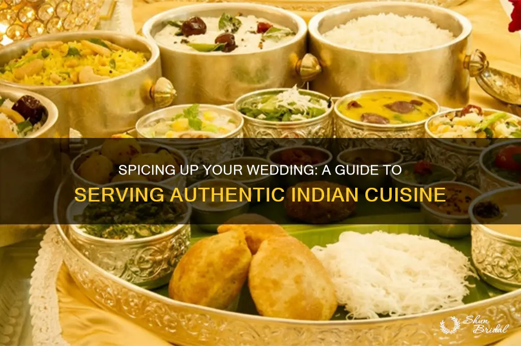 how to have indian food at wedding