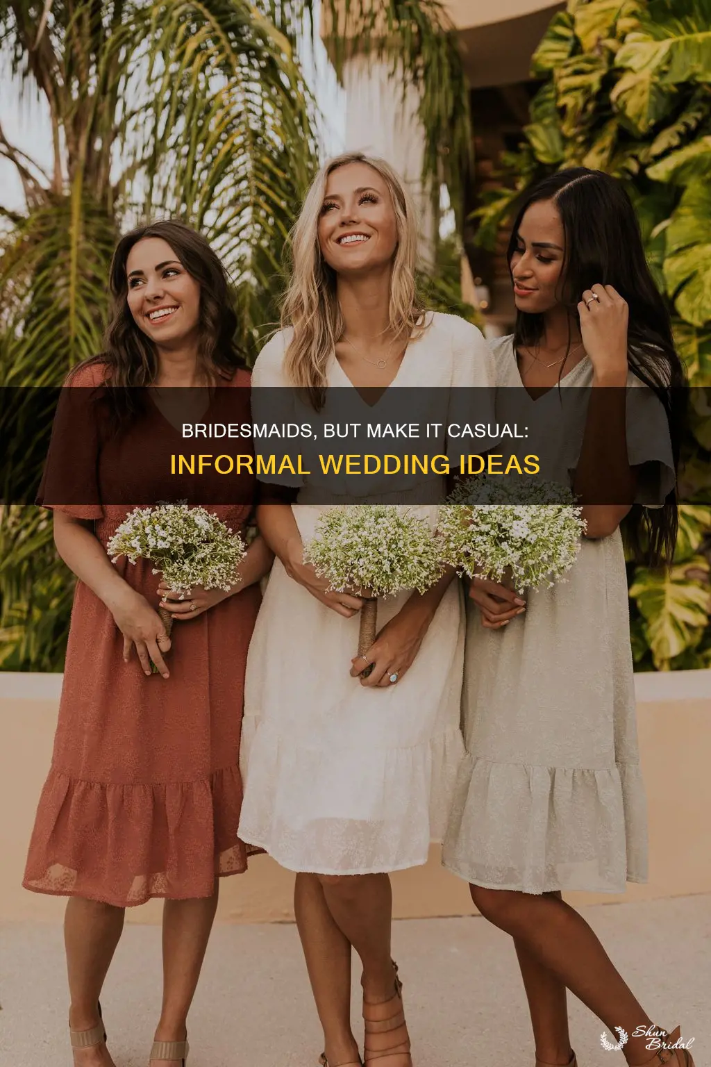 how to have informal wedding bridesmaids