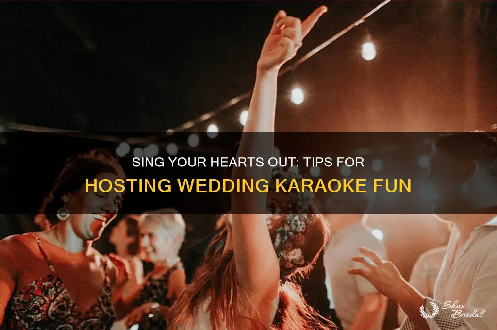 how to have karaoke at your wedding