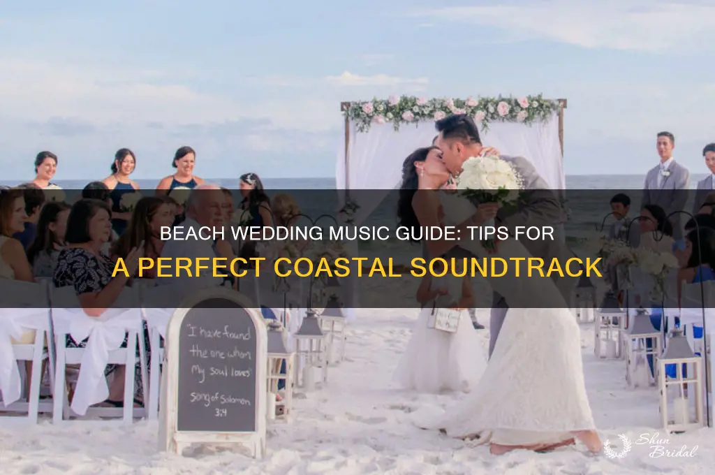 how to have music at a beach wedding