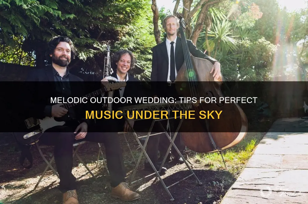 how to have music at an outdoor wedding