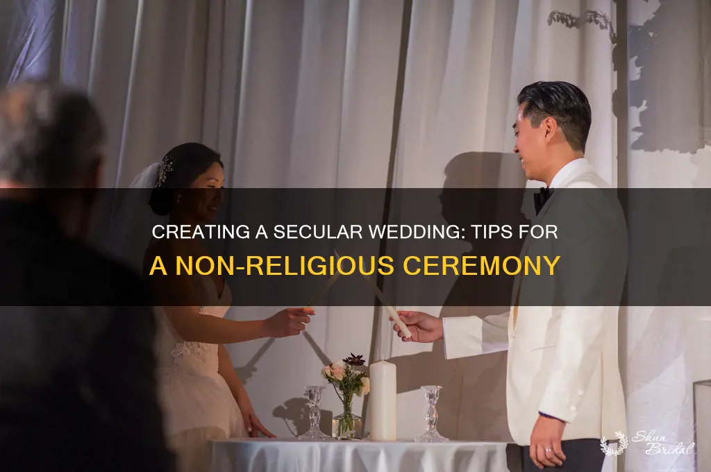 how to have not so religiuos wedding