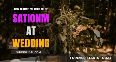 Create Memorable Wedding Moments with a DIY Polaroid Selfie Station