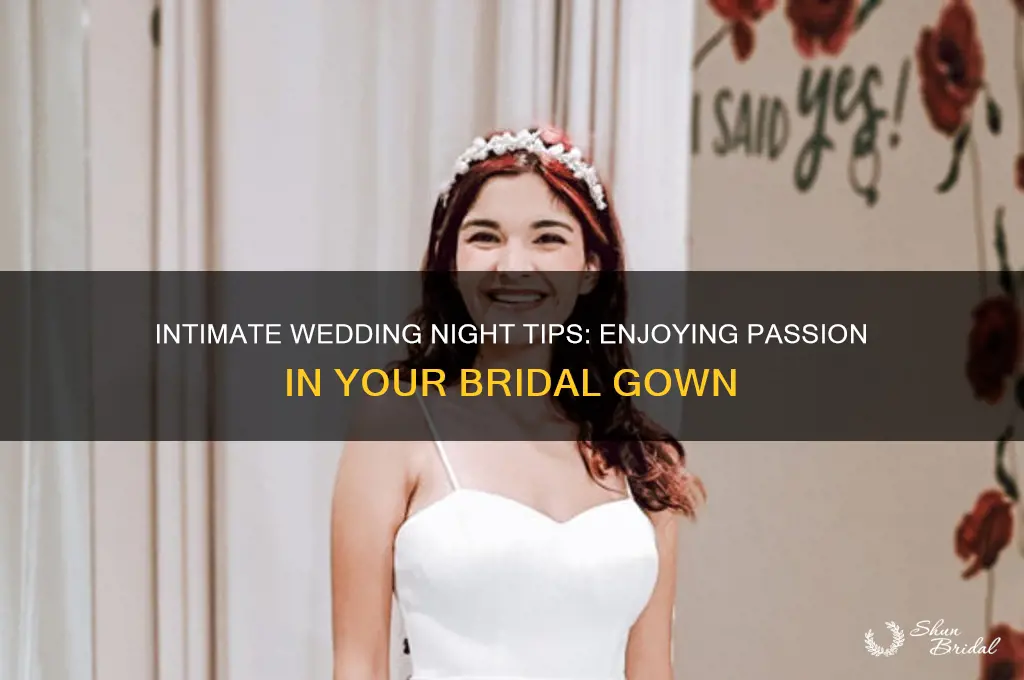 how to have sex in a wedding gown