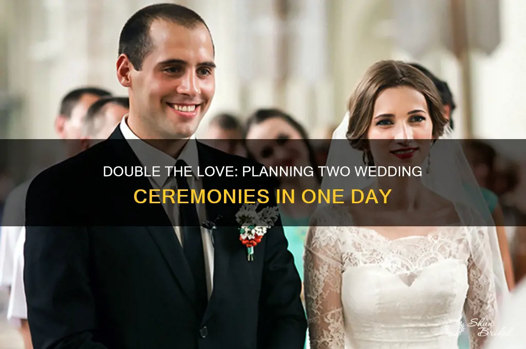 how to have two wedding ceremonies in one day
