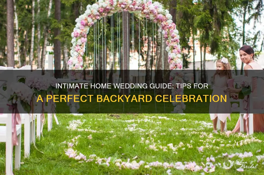 how to have wedding at home