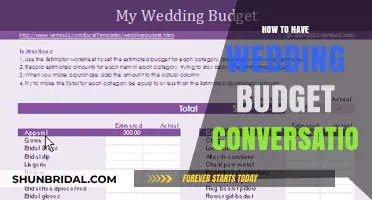 Mastering the Wedding Budget Talk: Tips for a Stress-Free Conversation