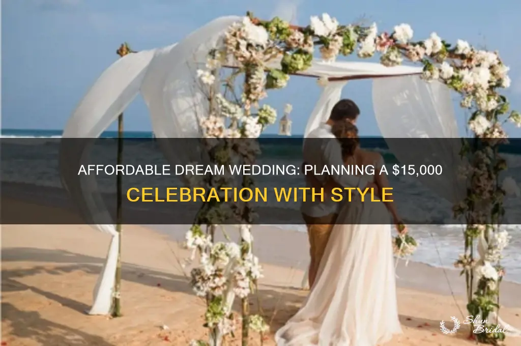 how to have wedding for 15 000